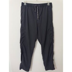 Rothwear Men's Black Cargo Scrub Pants Size L Inseam 31 Inches